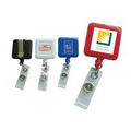 Square Retractable Badge Holder